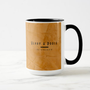 Classy Rustic Dante Orange Interior Designer Mug