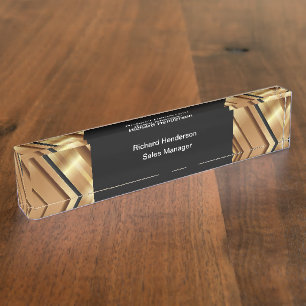 Classy Sales Manager Executive Desk Nameplate