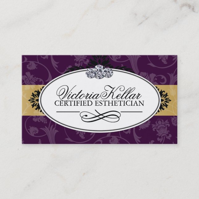 Classy Salon Business Card (Front)