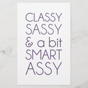 Classy Sassy and a Bit Smart Assy
