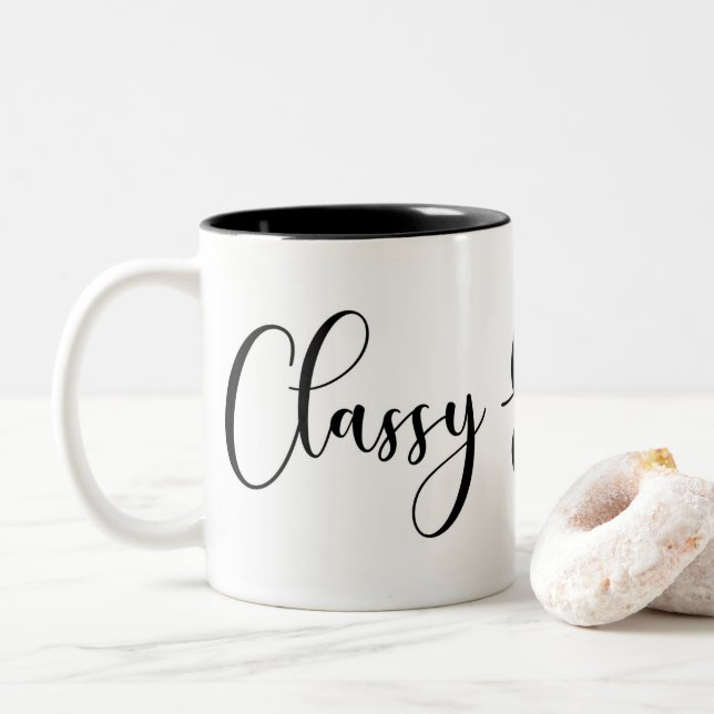 Classy & Sassy Mug (With Donut)