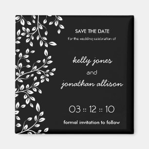 Classy Save the Date Wedding Magnet