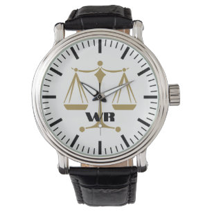 Classy Scales of Justice Law Best Gifts Watch