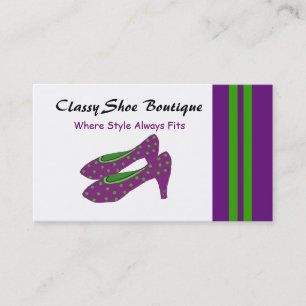 Classy Shoe Boutique Business Card