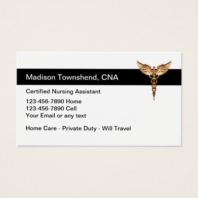 Classy Simple Certified Nursing Assistant (Front)