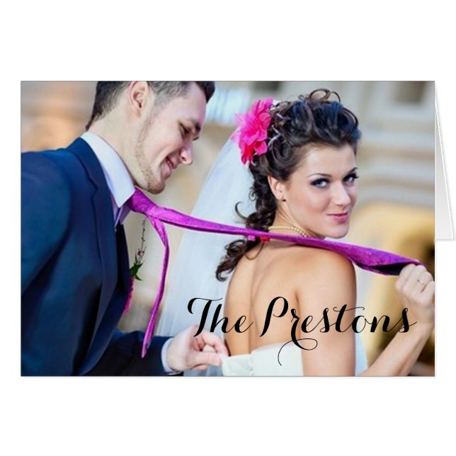 Classy Simple Thank You Card (Front Horizontal)