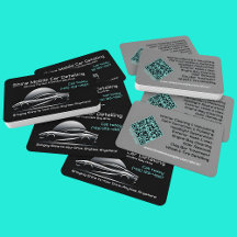 Classy Sleek Mobile Auto Car Detailing QR Code URL