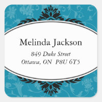 Classy Square Adress Labels