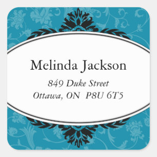 Classy Square Adress Labels