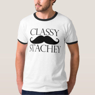 Classy Stache Moustache T-Shirt