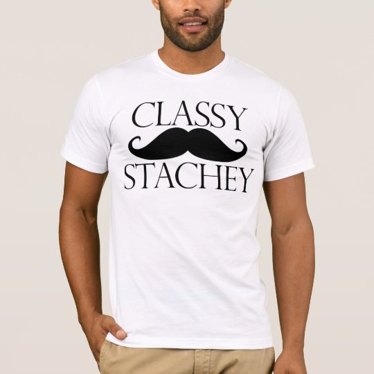 Classy Stache Moustache T-Shirt