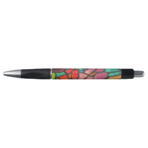 Classy Style Floral Stained Glass Pen 