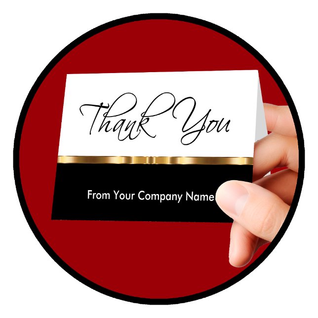 Classy Thank You Cards Template For Business (Creator Uploaded)