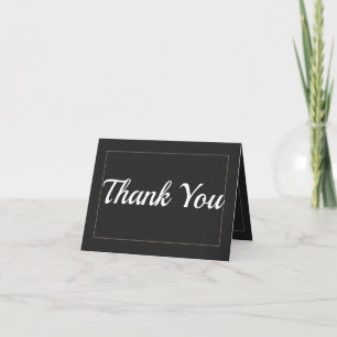 Classy Thank You Personalised Wedding 2.0 Card