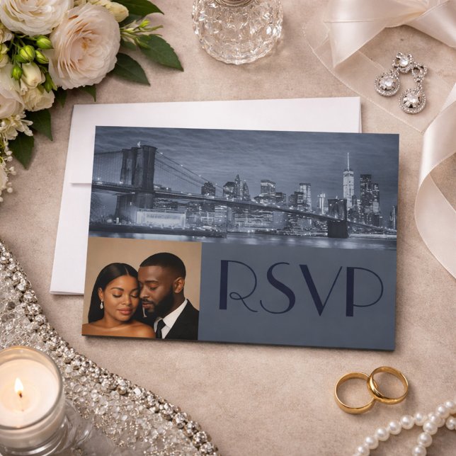 Classy & Timeless NYC Wedding RSVP  Invitation (Creator Uploaded)