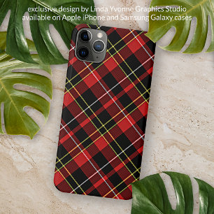 Classy Traditional Scottish Tartan Checks Pattern iPhone 11Pro Max Case