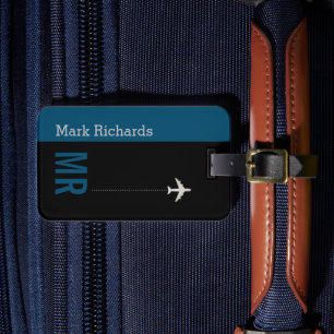 Classy Traveller Blue Luggage Tag