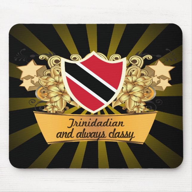 Classy Trinidadian Mouse Mat (Front)