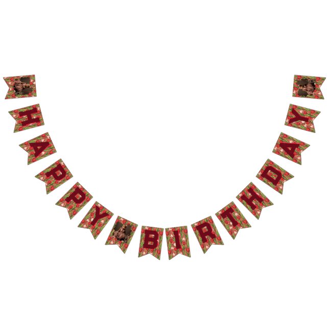 Classy Tulip Flower 30Th Birthday Bunting (All)