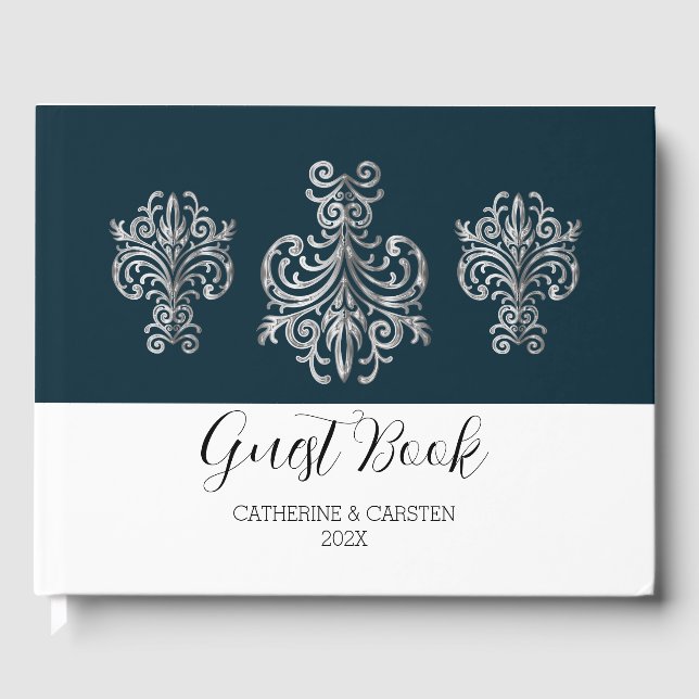 Classy Two Colour's  Guest Book (Front)