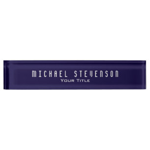 Classy Unique Elegant Standard Desk Nameplate