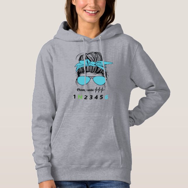 Classy Until... Funny Motorcycle Hoodie (Front)