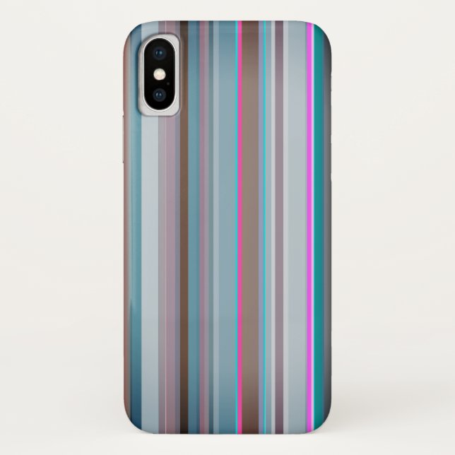 Classy Vertical Stripes Case-Mate iPhone Case (Back)