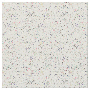Classy vintage marble terrazzo pastel design fabric
