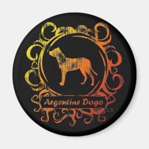 Classy Weathered Argentine Dogo Magnet