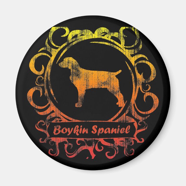 Classy Weathered Boykin Spaniel Magnet (Front)