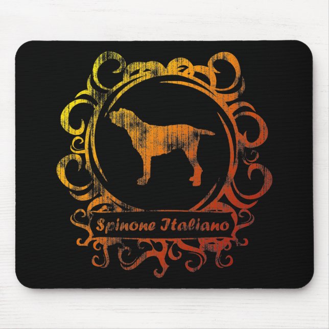 Classy Weathered Spinone Italiano Mouse Mat (Front)