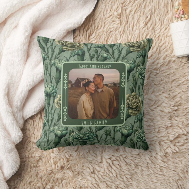 Classy Wedding 15Th Anniversary Throw Pillow  (Blanket)