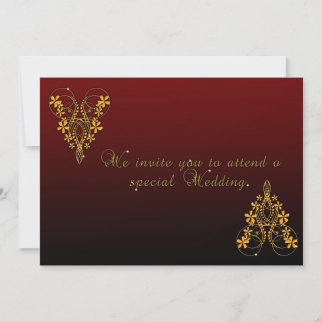 Classy Wedding invitation (Front)