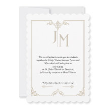 Classy Wedding Invitations