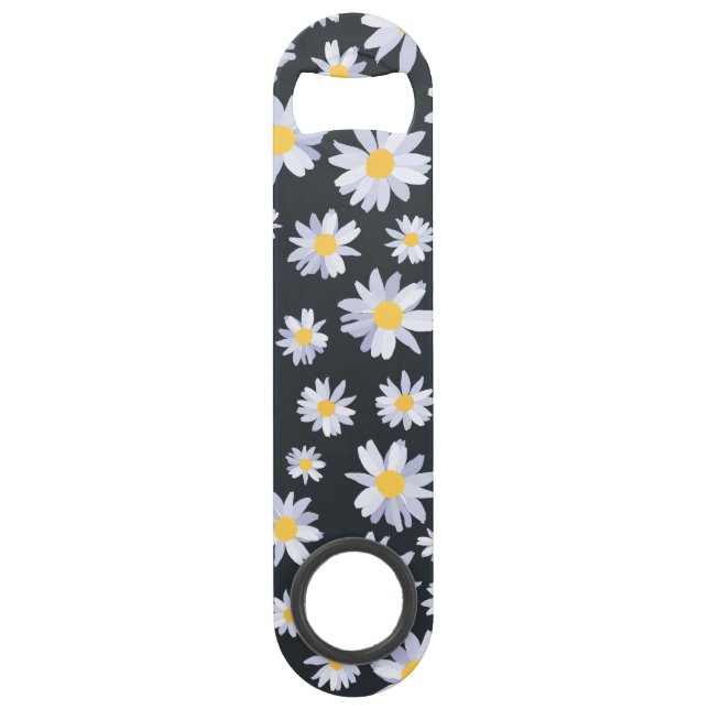 Classy White Daisy Flowers Botanical (Front)