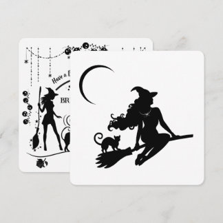 Classy Witch Halloween Party Invitation