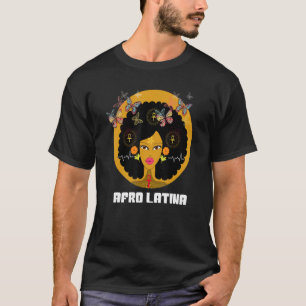 Classy Womens African Head Wrap Black Pride Afro T-Shirt