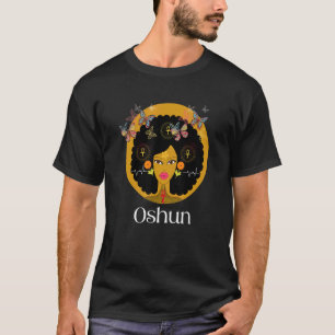 Classy Womens African Head Wrap Black Pride Orish T-Shirt