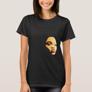 Classy Womens African Head Wrap Black Pride Soul T-Shirt