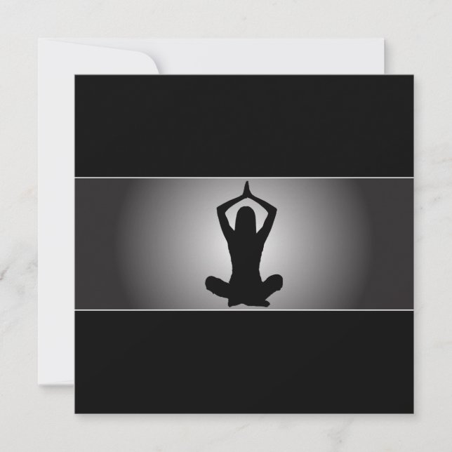 Classy Yoga Invitation (Front)