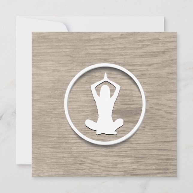 Classy Yoga Invitation (Front)