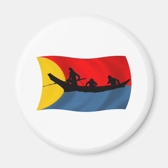 Clatsop Tribe Flag Magnet (Front)