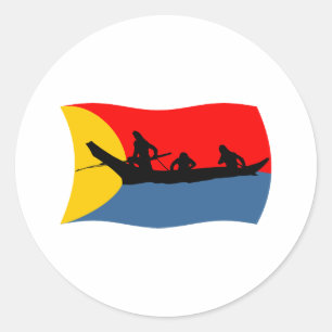 Clatsop Tribe Flag Sticker