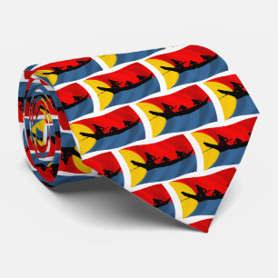 Clatsop Tribe Flag Tie