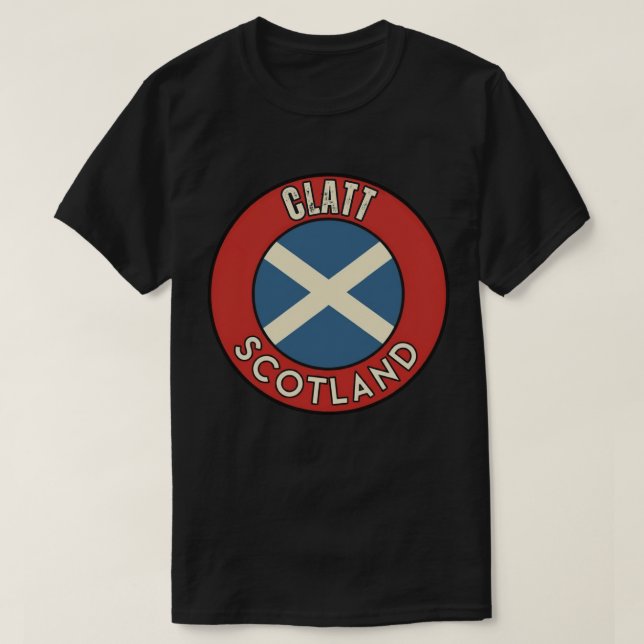 Clatt, Scotland T-Shirt (Design Front)