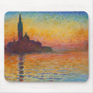 Claud Monet, “ San Giorgio Maggiore by Twilight ”  Mouse Mat