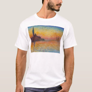 Claud Monet, "San Giorgio Maggiore by Twilight" T-Shirt