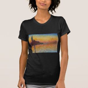 Claud Monet, "San Giorgio Maggiore by Twilight" T-Shirt