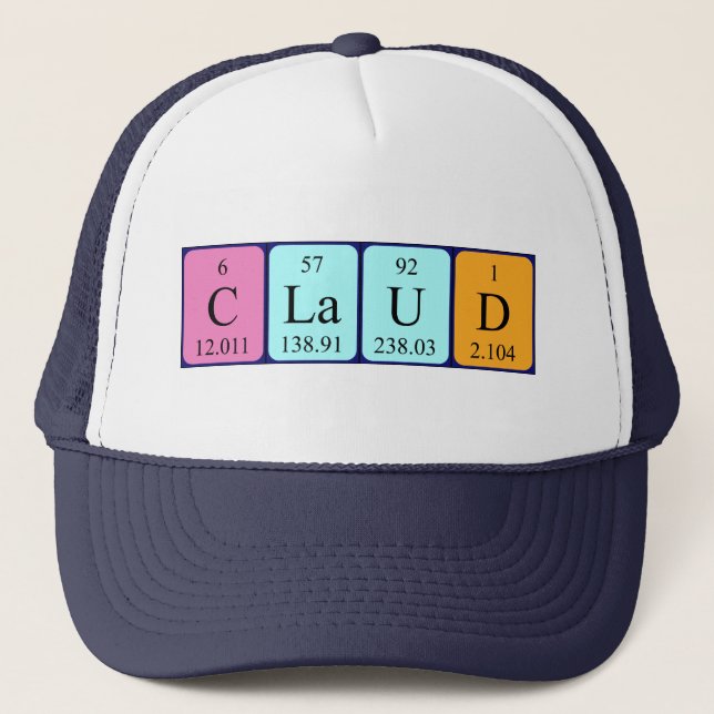 Claud periodic table name hat (Front)