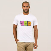 Claud periodic table name shirt (Front Full)